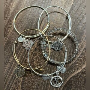 Alex & Ani Bracelets Set Of 5 B20